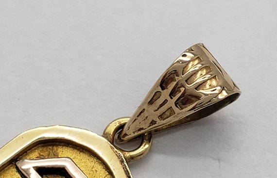 Estate 14K Solid Gold Egyptian Cartouche Name Pen… - image 8