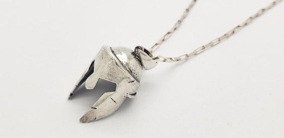 Vintage Solid Sterling Silver Ancient Greek Spart… - image 5