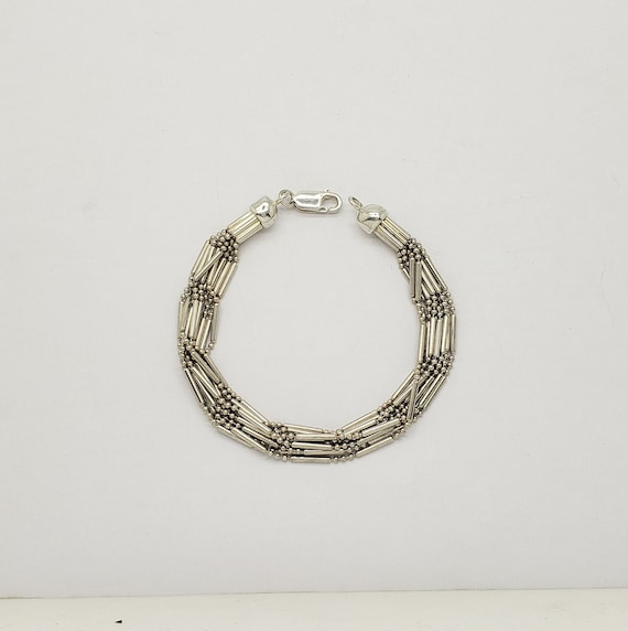 Vintage MILOR Solid Sterling Silver Multi-Strand … - image 2