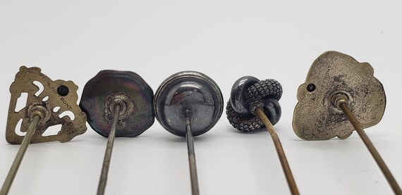 Antique Solid Sterling Silver Repousse Rose Lotus… - image 9