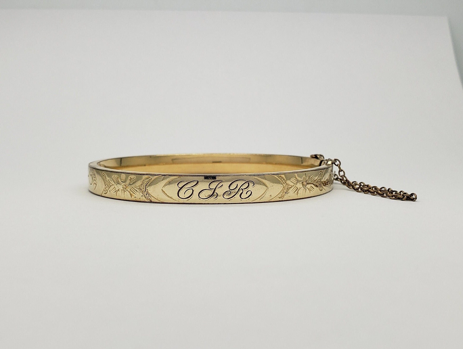 Antique BINDER Bros. 1/20 12K Gold-filled Hinged Bangle Antique BINDER Bros. 1/20 12K Gold-filled Hinged Bangle