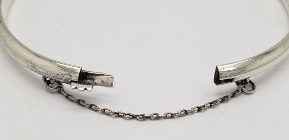 Vintage Solid Sterling Silver Large Round 2" Hoop… - image 9