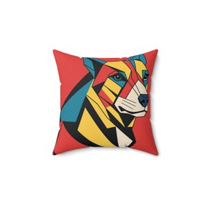 Spun Polyester Square Pillow