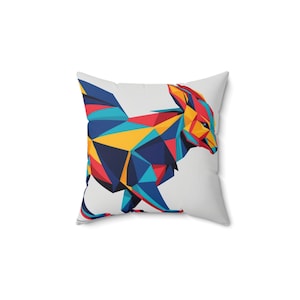 Spun Polyester Square Pillow