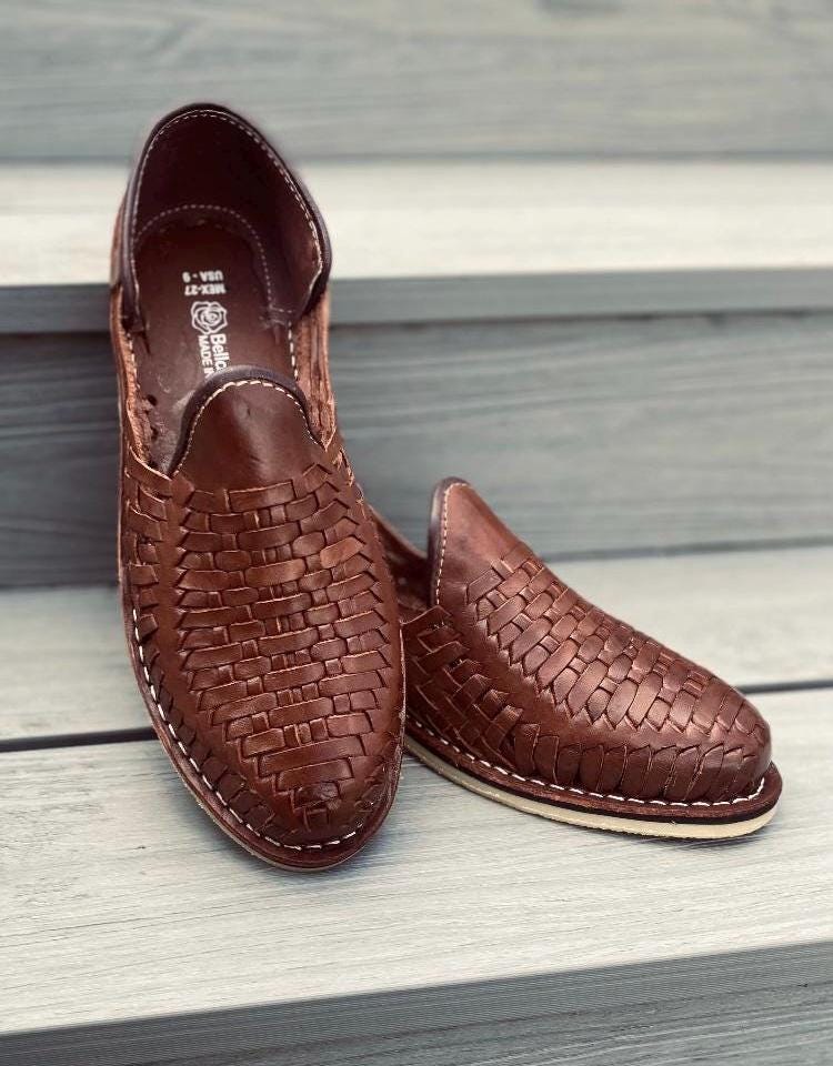 MENS MEXICAN HUARACHES, Leather Huaraches, Mexican Shoes, men’s shoes, men’s casual shoes, tan shoes, men’s sandals, men’s fashion