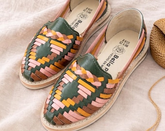 Handmade Leather Huaraches: Mexican Boho Sandals