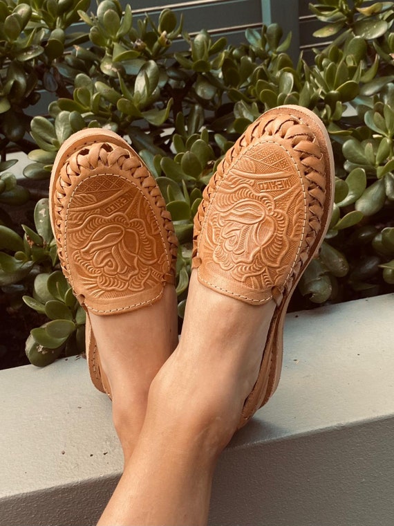 HUARACHES MEXICANOS Huaraches de Cuero Zapatos Mexicanos