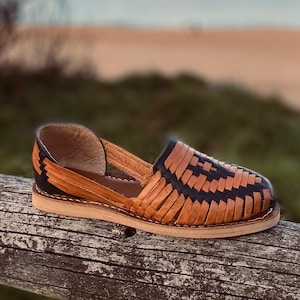 MEXICAN HUARACHES, Leather Huaraches, Mexican Shoes, Handmade Leather Shoes, Boho Shoes, Sandles, BrownLeather Shoes, Mexican Handmade