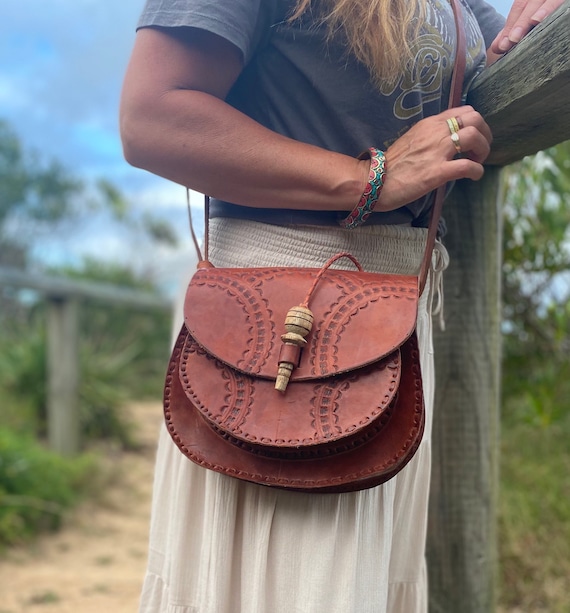 COW LEATHER BAG Handmade Bags Women Cross Body Bag Etsy Canada