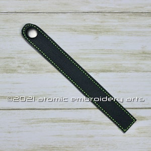 Long Snap Tab Embroidery File