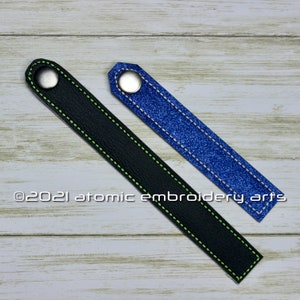Snap Tab Embroidery File Bundle