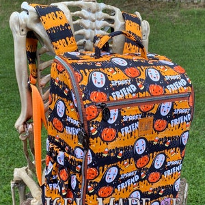 SALE Spooky friend fold and zip backpack