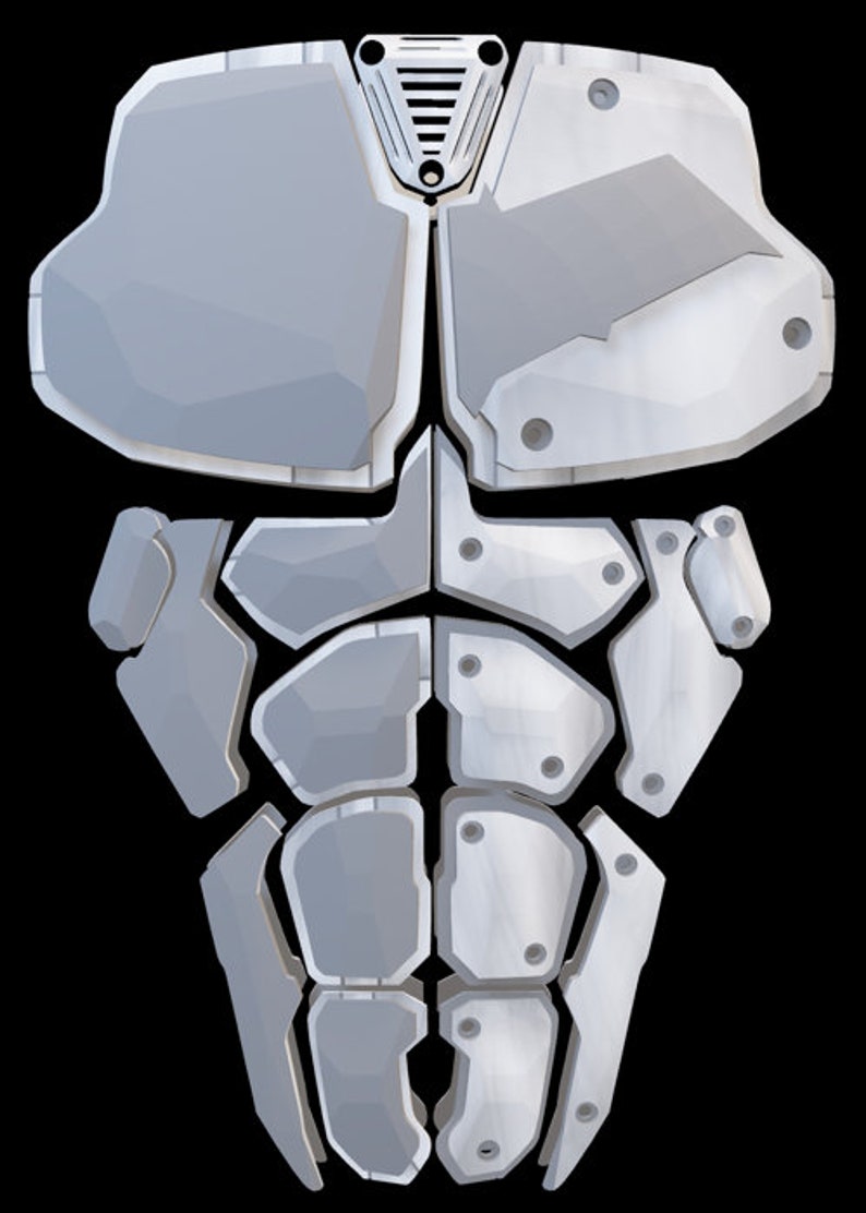 Body Armour 4 X Variant Sets STL. Etsy