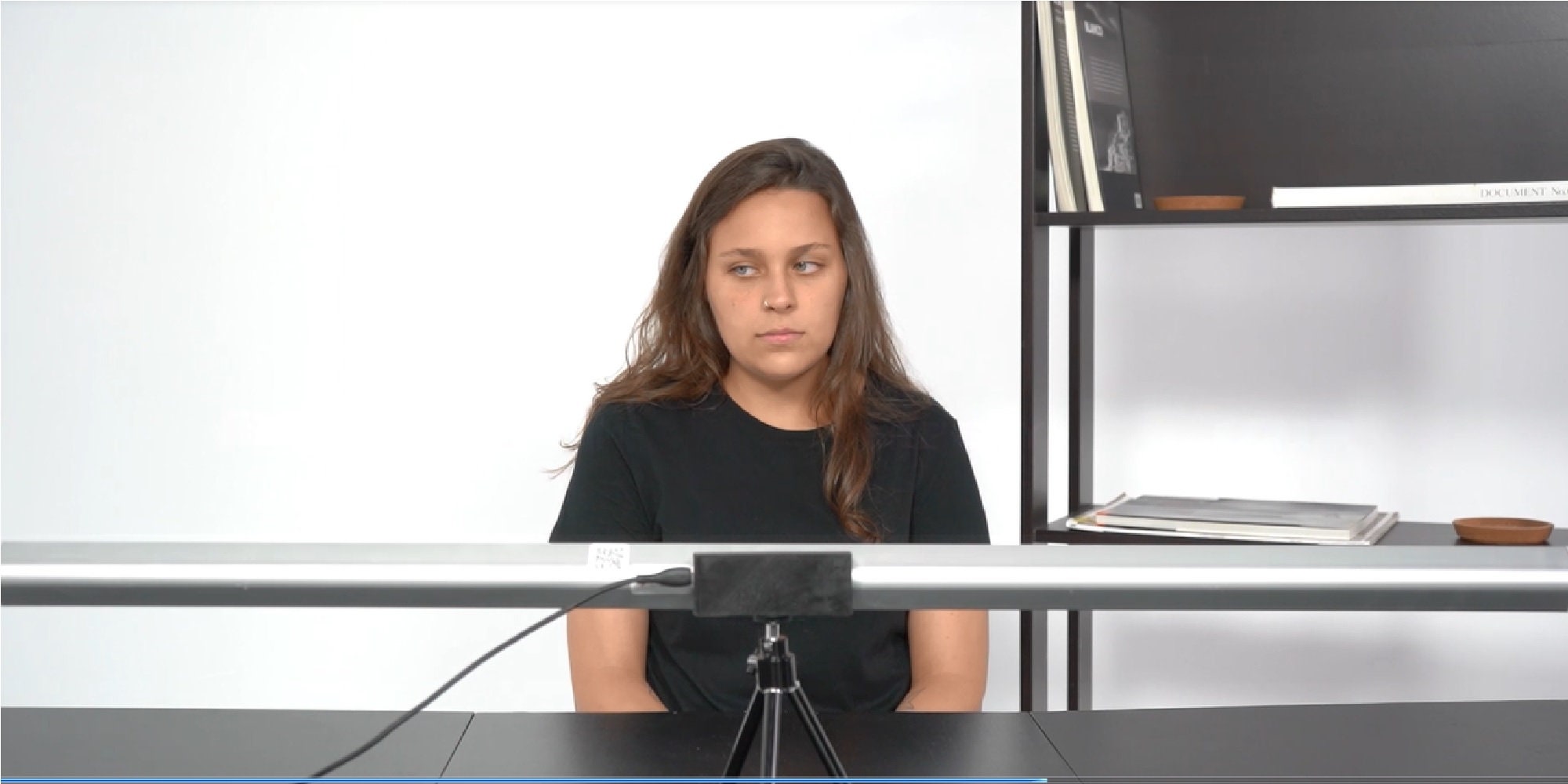 Color and Brightness Adjustable EMDR Therapy Light Bar With Tabletop