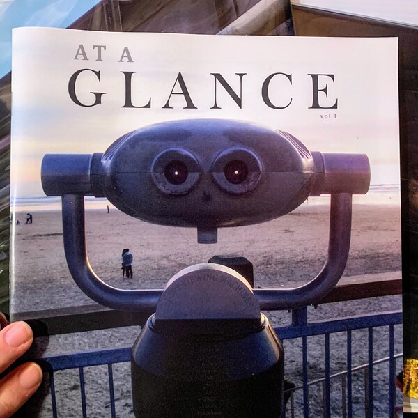 At a Glance Volume 1 - Short Vintage Photography Zine, Slice of Life Photo Book, Pismo Beach California