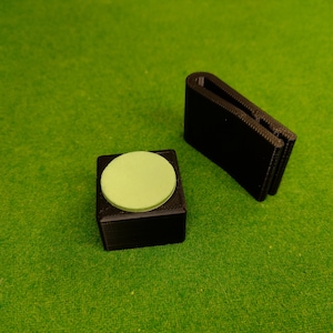 Magnetic Taom snooker or pool chalk holder - 3D Printed