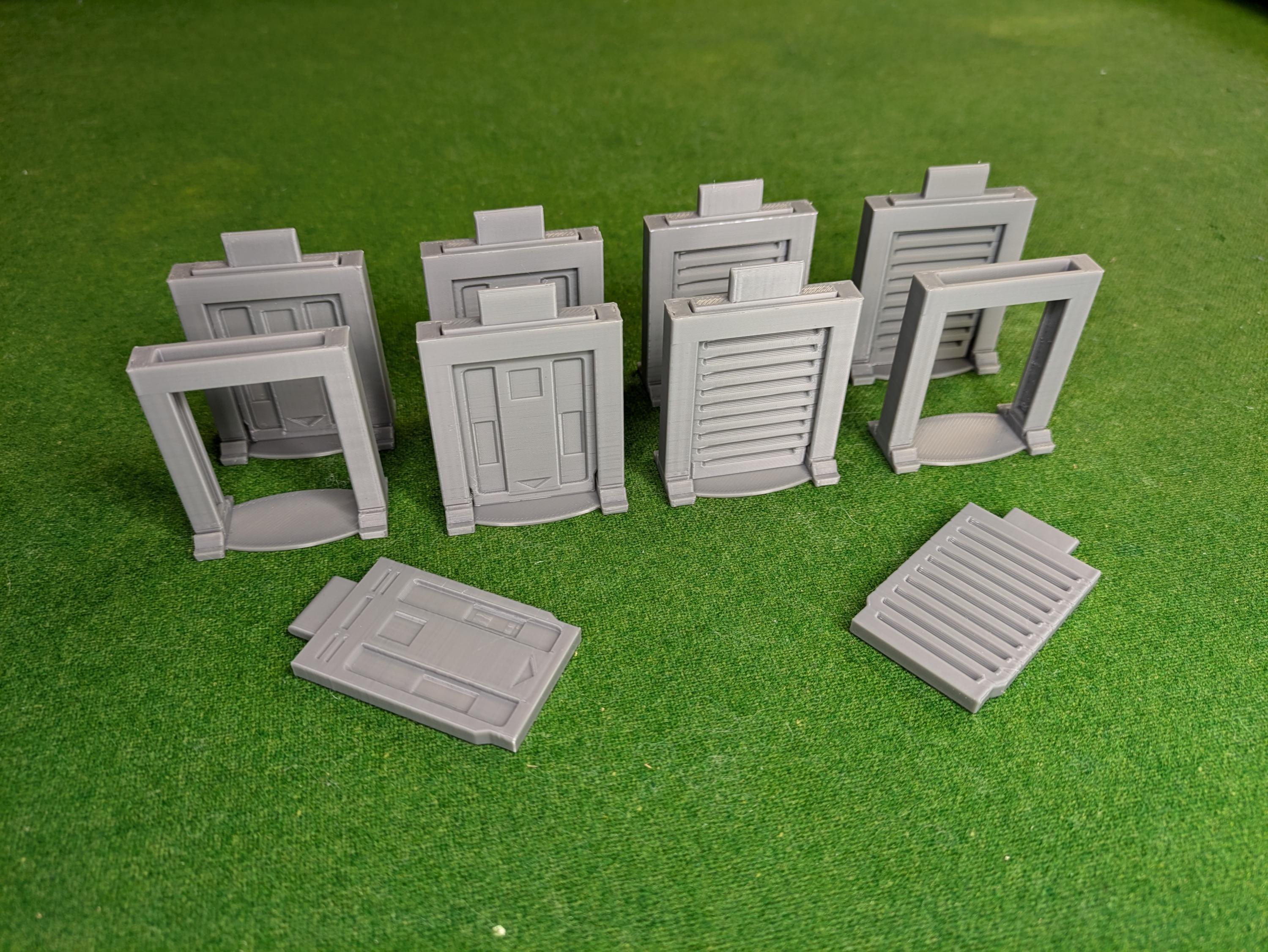 Roller Shutter and Lab Doors Resident Evil Board Game RE RE2 RE3