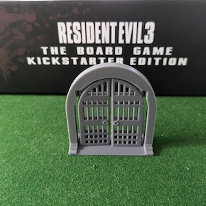 Atualização da porta do pátio RPD - Jogo de tabuleiro Resident Evil 3 - Departamento de polícia de Raccoon - RE3