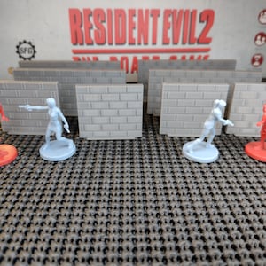 8 Board Game Walls Resident Evil 2 RE2 3D Printed Multiple Colours Available Etsy
