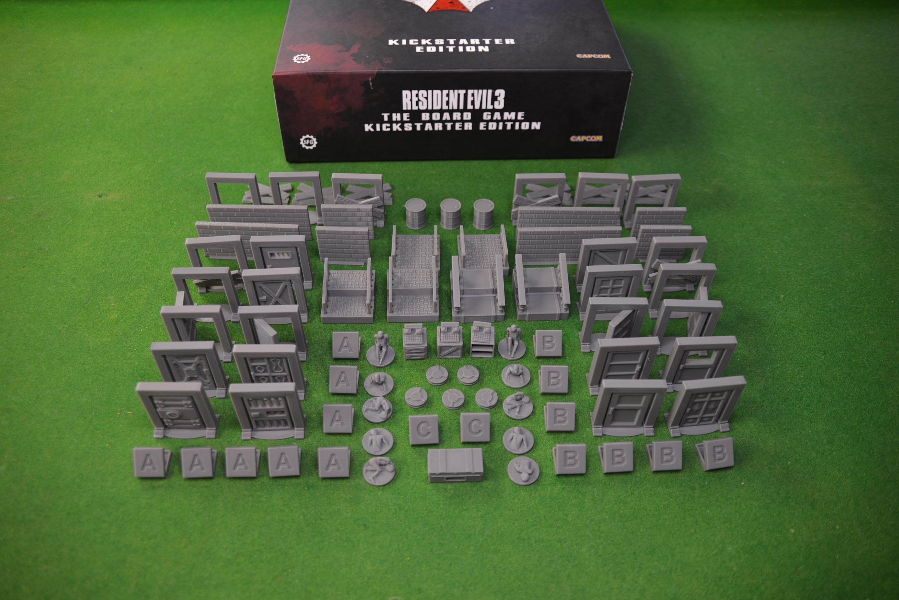 Resident Evil 3 Board Game - 83 Piece Core Set - RE3 - Archways