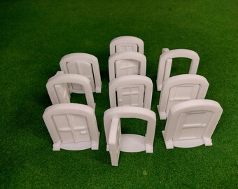 Gioco Da Tavolo Stampato 3D Doors X25, Set Completo Per Resident Evil 2, Mansions Of Madness