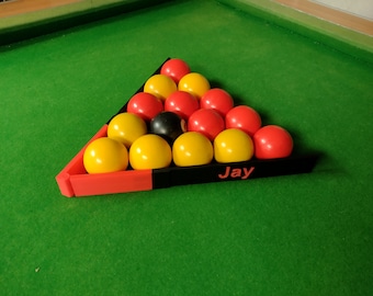 Vintage Pool Table Ball Set with Wood Triangle - Taiwan - Etsy 日本