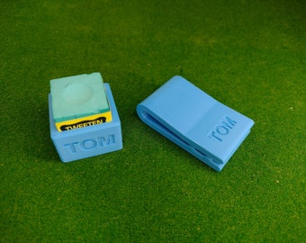 TRIANGLE Chalk Holder and Belt Buckle - Personalised with your own name - Magnetic