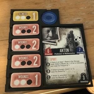 1x Character Boards - This War of Mine: The Board Game - Vele kleuren