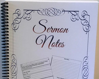 Sermon Notes Journal