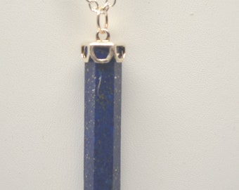 Lapis Lazuli Crystal Point Pendant