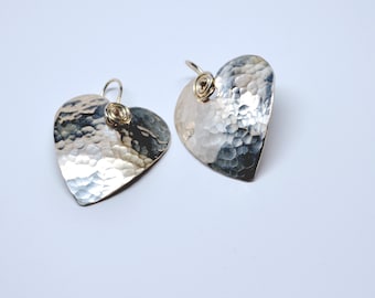 Sterling Silver Heart Earrings