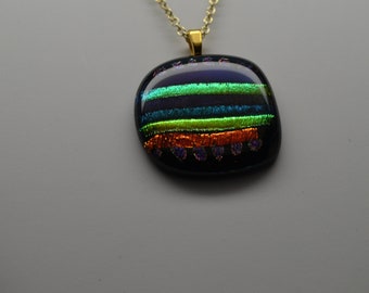 Beautiful Fused Glass Pendant