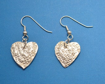 Silver Heart Earrings