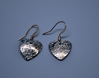 Sterling Silver Heart Earrings