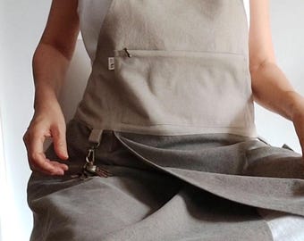 Split Leg Apron / Pottery Apron / Cafe Apron / Work Apron / Garden Apron / Florist Apron / Kitchen Apron / Bakers Apron / Potters Apron