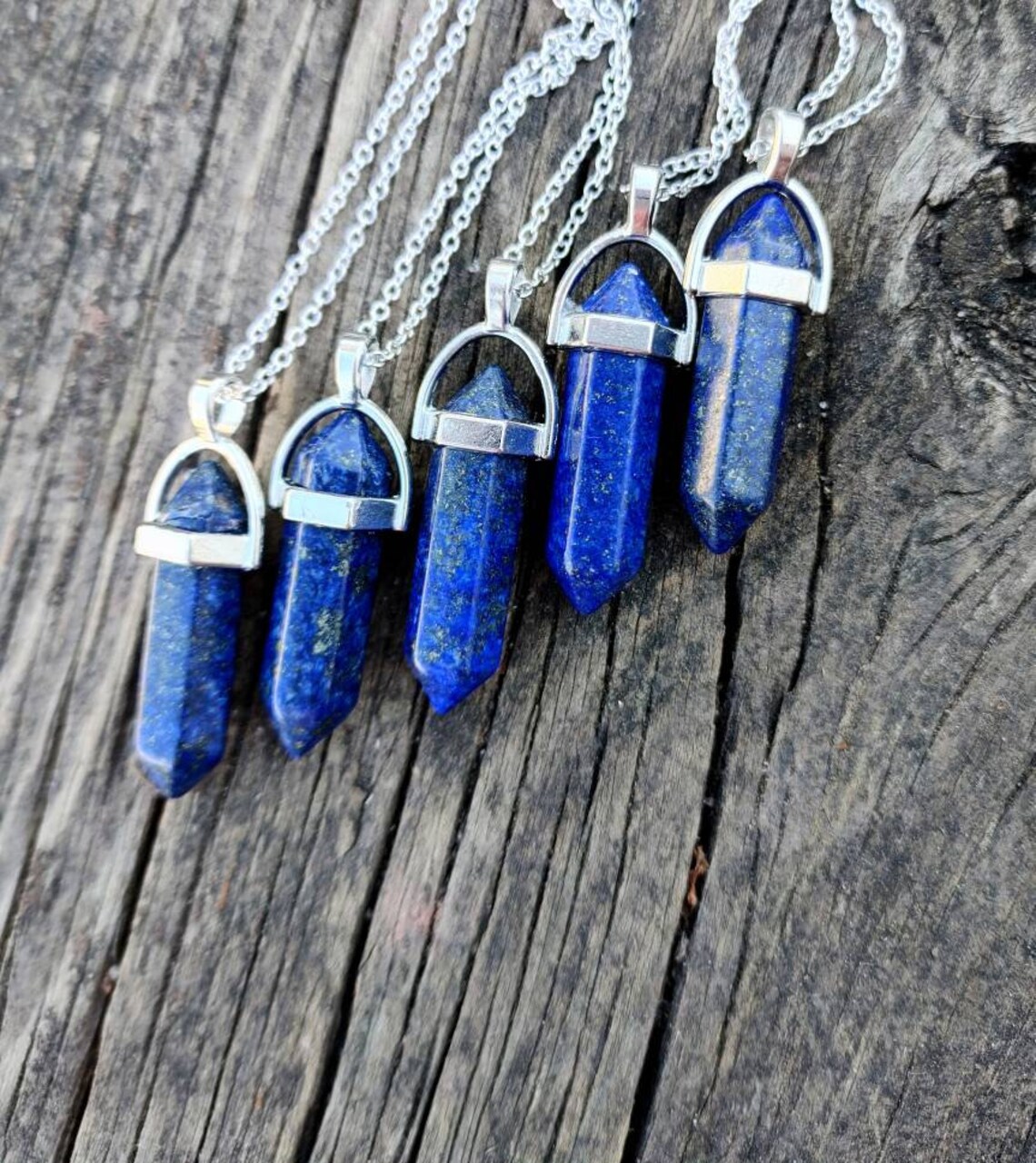 Crystal necklace gemstone necklace rock necklace Etsy