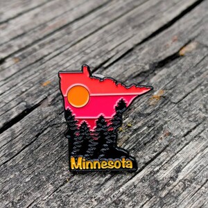 Minnesota enamel pin