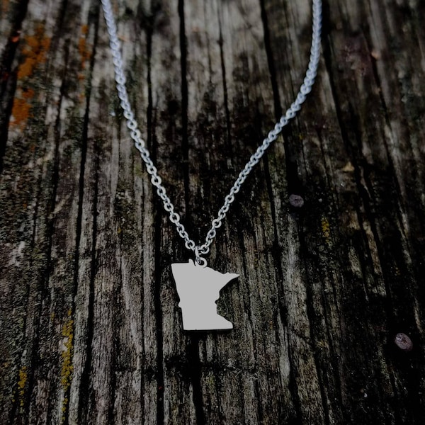 Minnesota Necklace Etsy