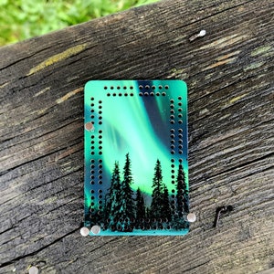 Northet lights travel cribbage board