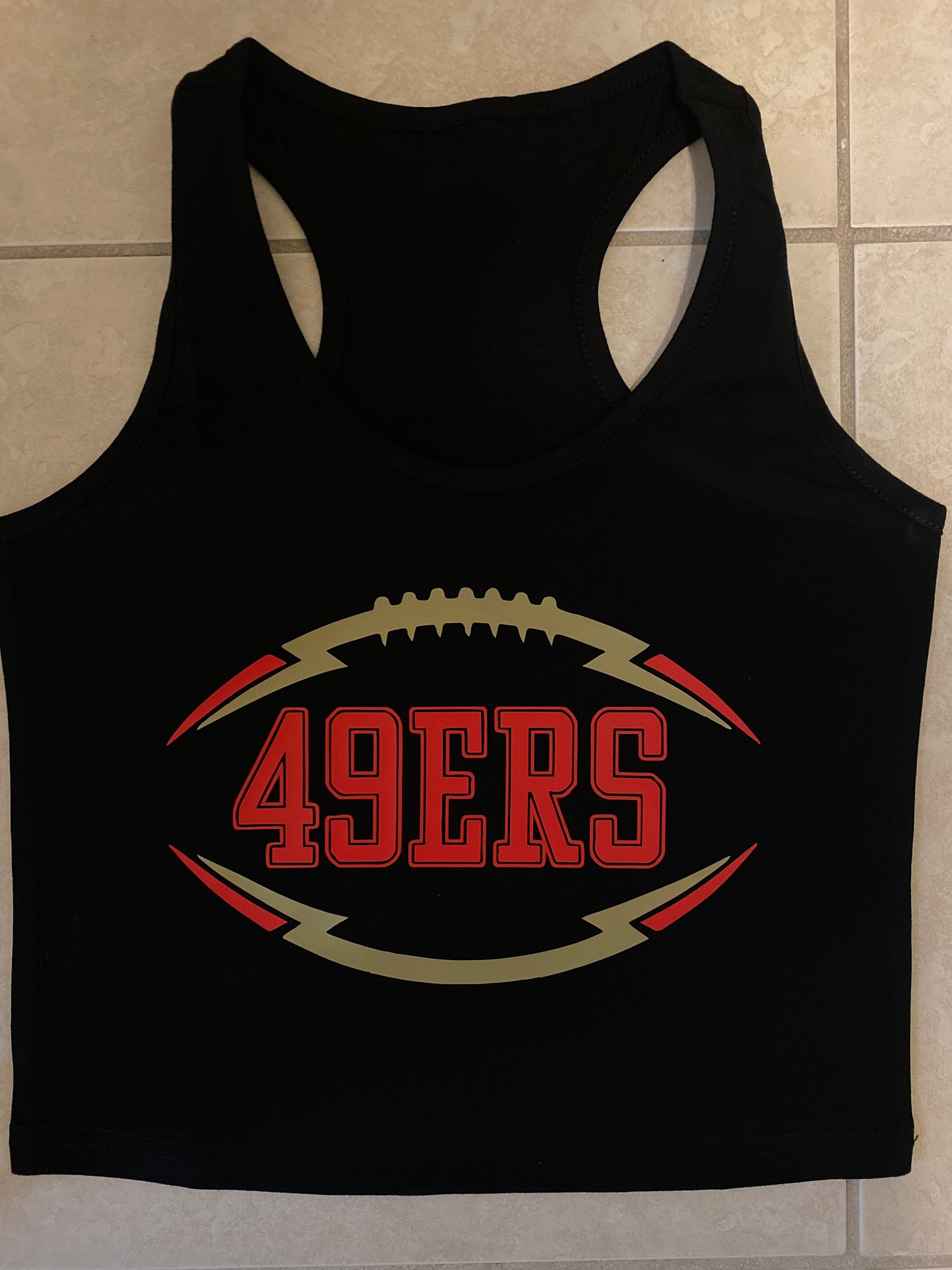 san francisco 49ers crop top