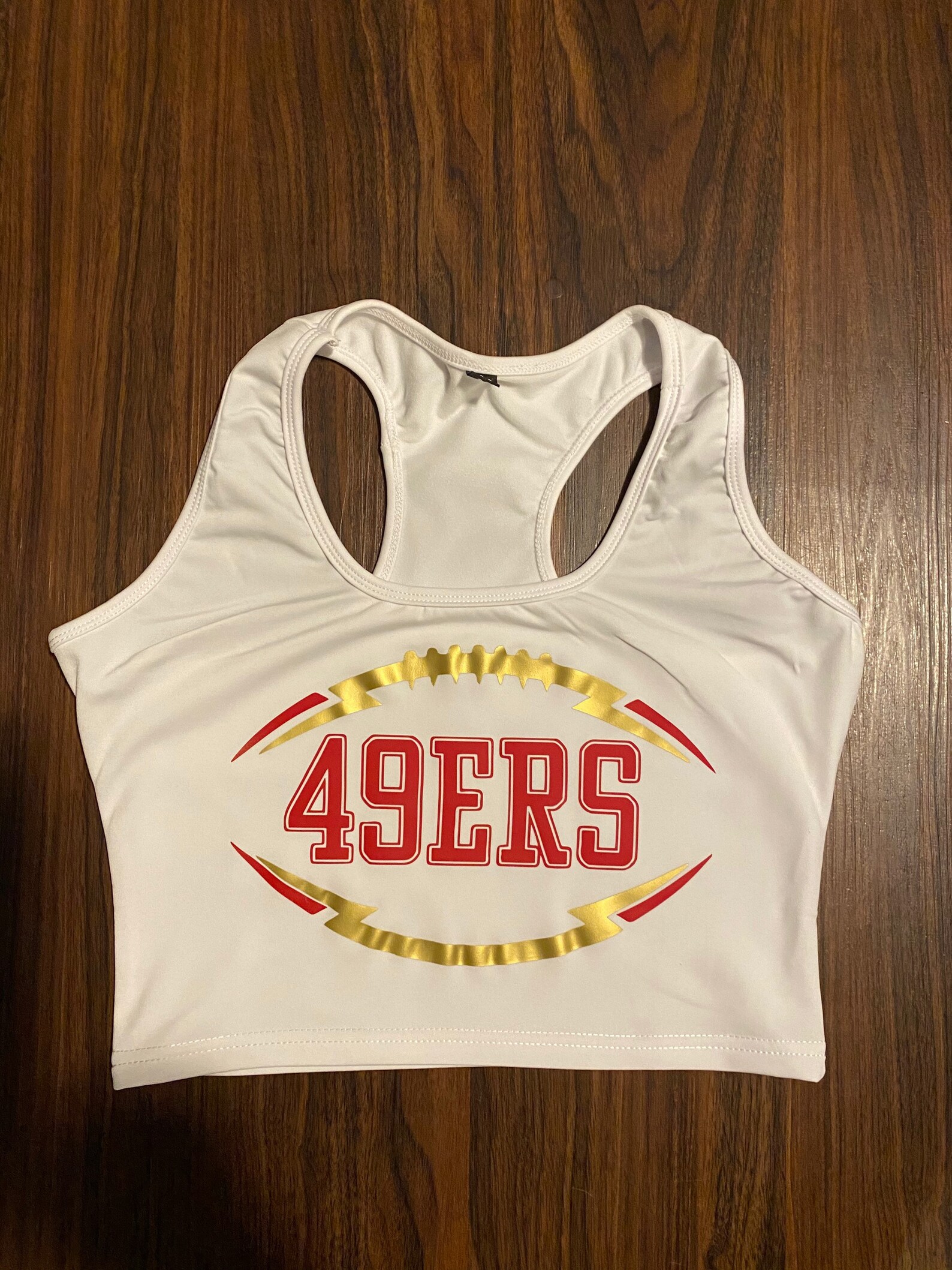 san francisco 49ers crop top
