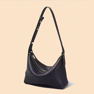 Genuine Leather Shoulder Bag for women, Ladies Real Leather Purse, Trendy Leather Shoulder Bag, Top Layer Full Grain Cowhide Leather