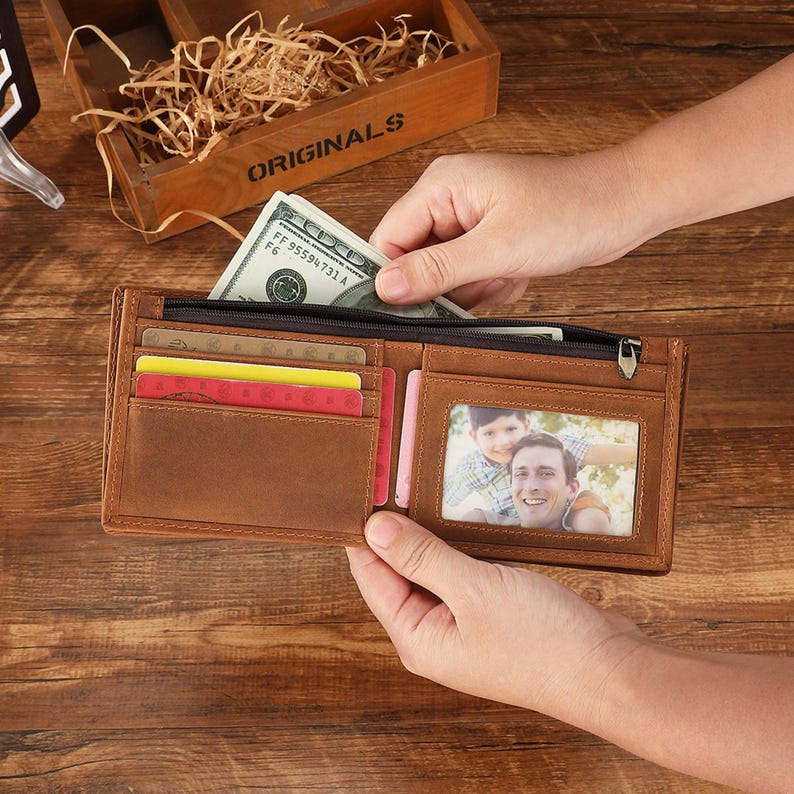 Personalized Viking Compass Leather Wallet, Birthday Gift, Viking Gifts ...