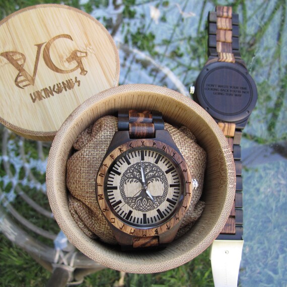 Viking wooden watch Outlet