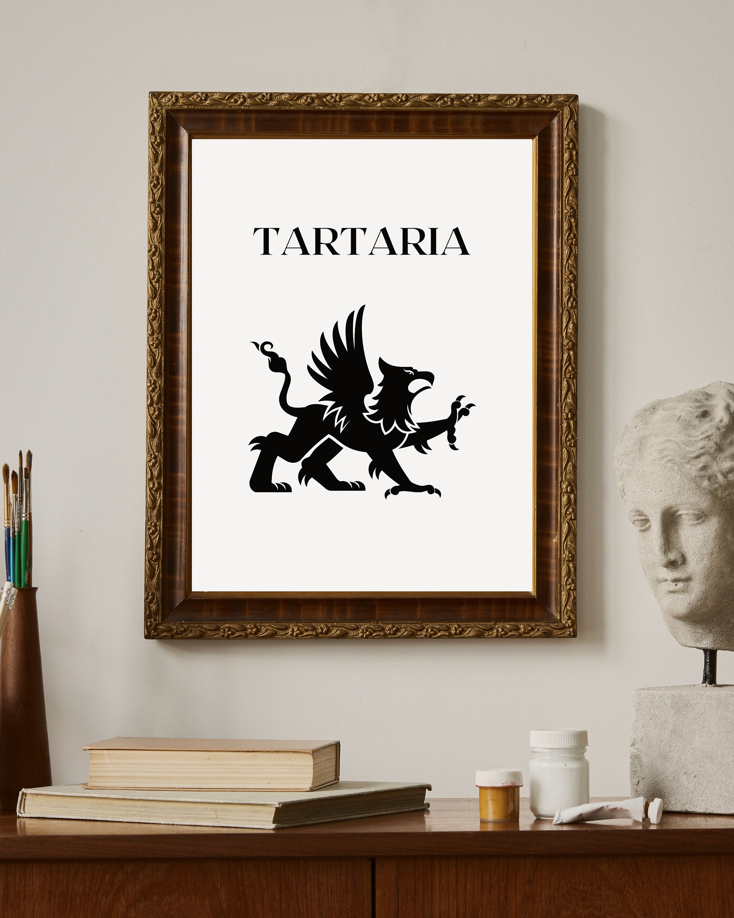 Tartary Empire Flag Tartaria printable digital poster