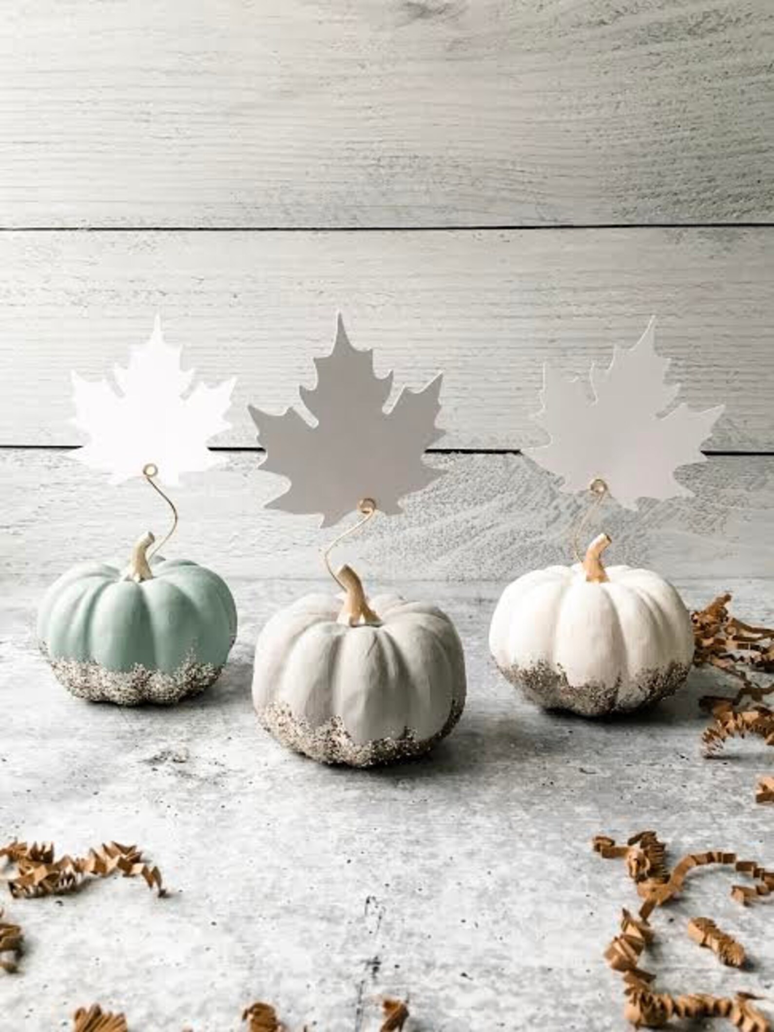 Pumpkin Place Card Holder 6 Pack Etsy