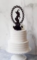 A Baby Is Brewing Cake Topper, Halloween Baby Shower Cake Topper, Halloween Baby Shower, Pregnant Witch Cake Topper, Halloween Shower Decor 