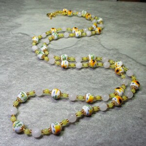 Necklaces Of Porcelain, Jade And Quartz In Two Sizes. Mother&#39;s And Daughter Necklaces?