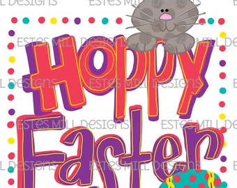 Sublimation design | Hand drawn | PNG digital download | Digital art | Easter | Bunny