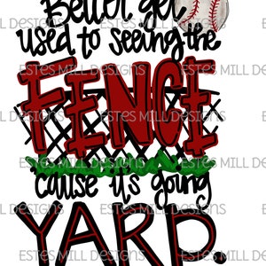 Sublimation design | Hand drawn | PNG digital download | Digital art | Baseball | Softball